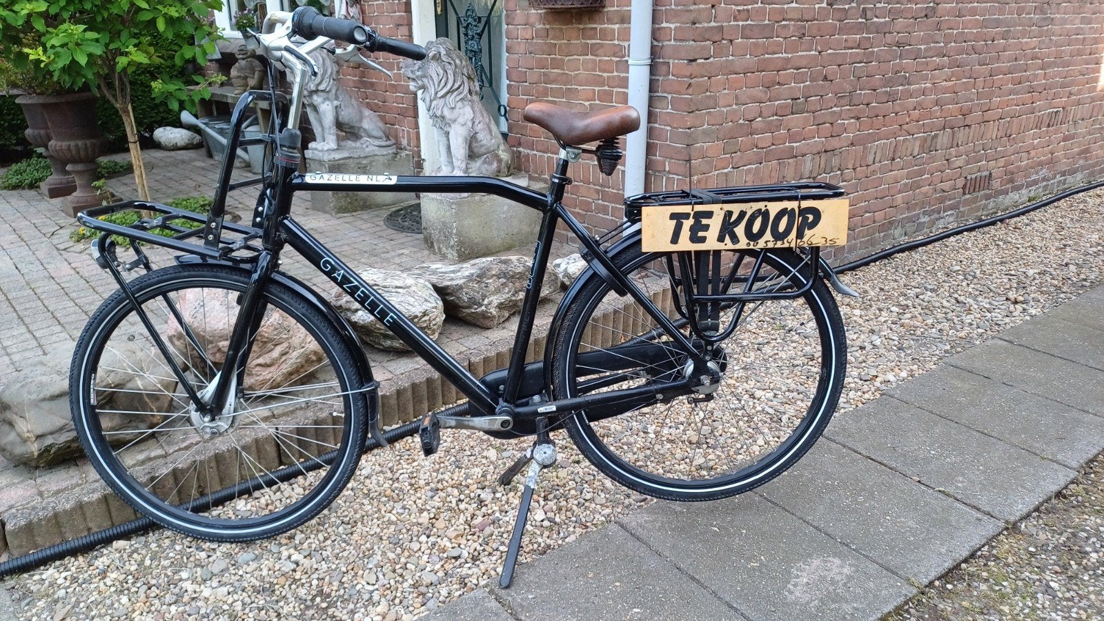 Gazelle herenfiets transporter, 57 tot 61 cm, Ophalen, Gebruikt, Gazelle