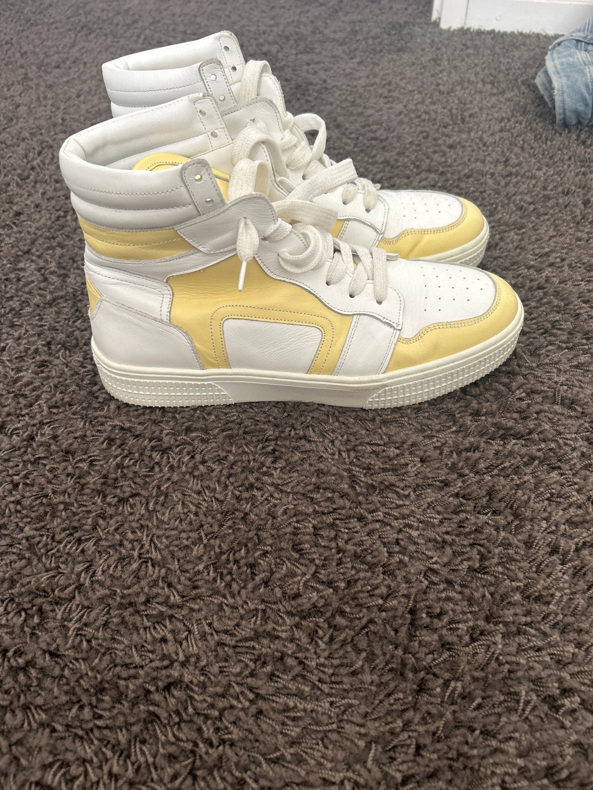 Nikkie sneakers maat 40 wit geel, Ophalen of Verzenden, Gedragen, Wit, Sneakers of Gympen