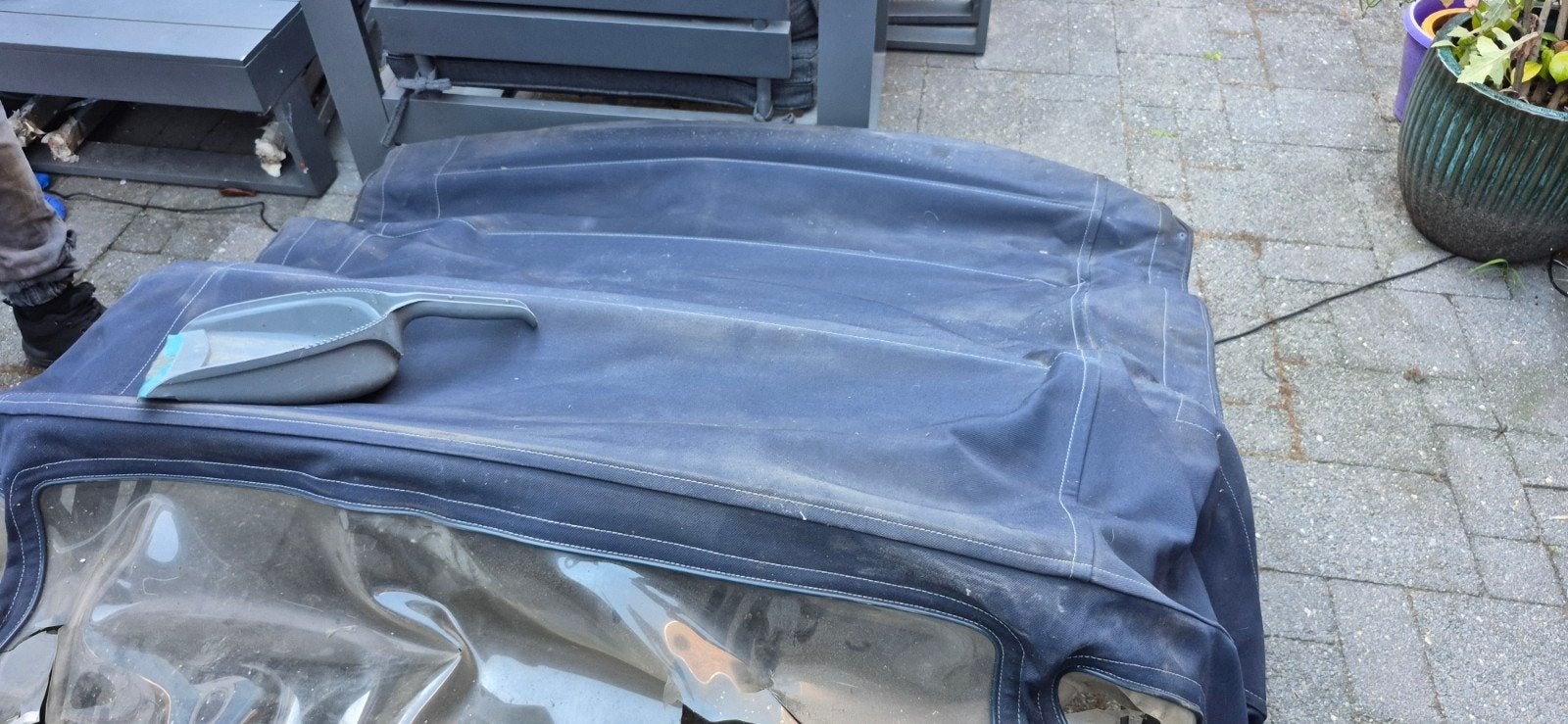 Softtop cabriokap Mercedes-Benz R107 560SL, Ophalen, Gebruikt, Voor, Mercedes-Benz
