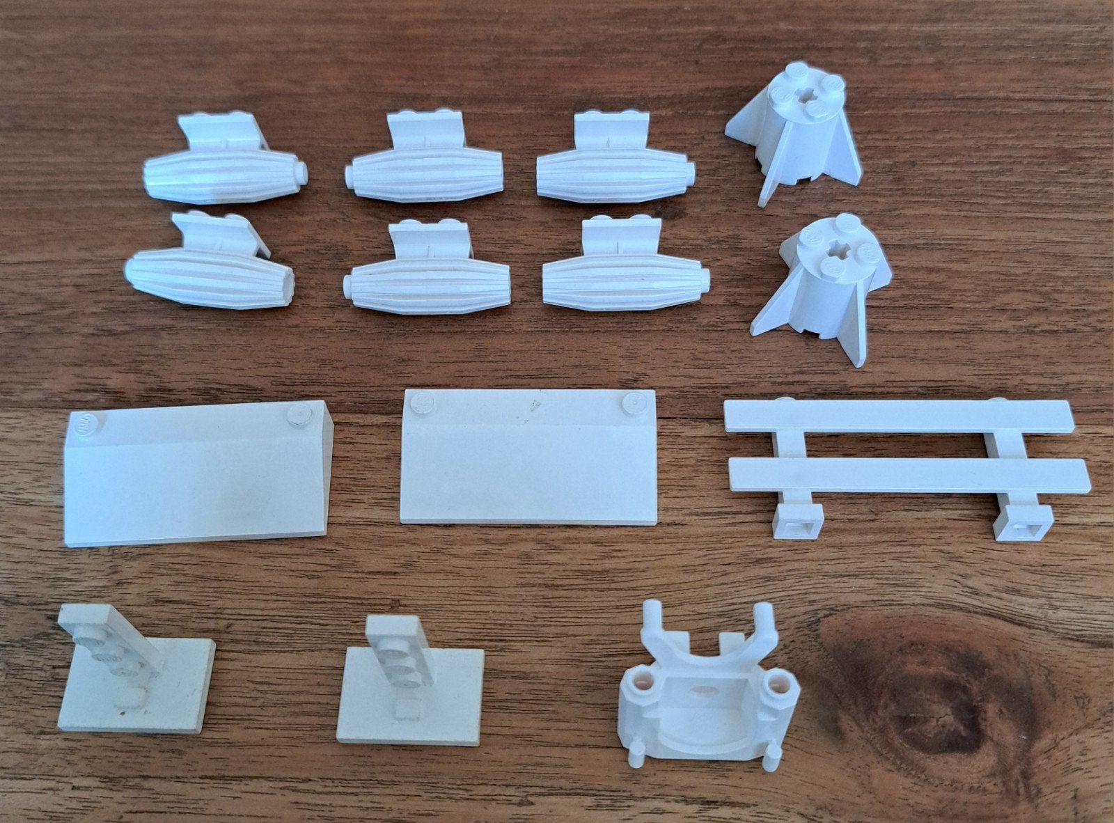 Partijtje vintage bijzondere witte Lego onderdelen 80's 90's, Ophalen of Verzenden, Losse stenen, Lego