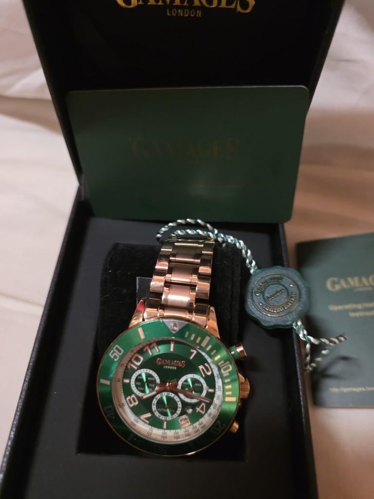 Horloges, Staal, Staal, Polshorloge, Zo goed als nieuw