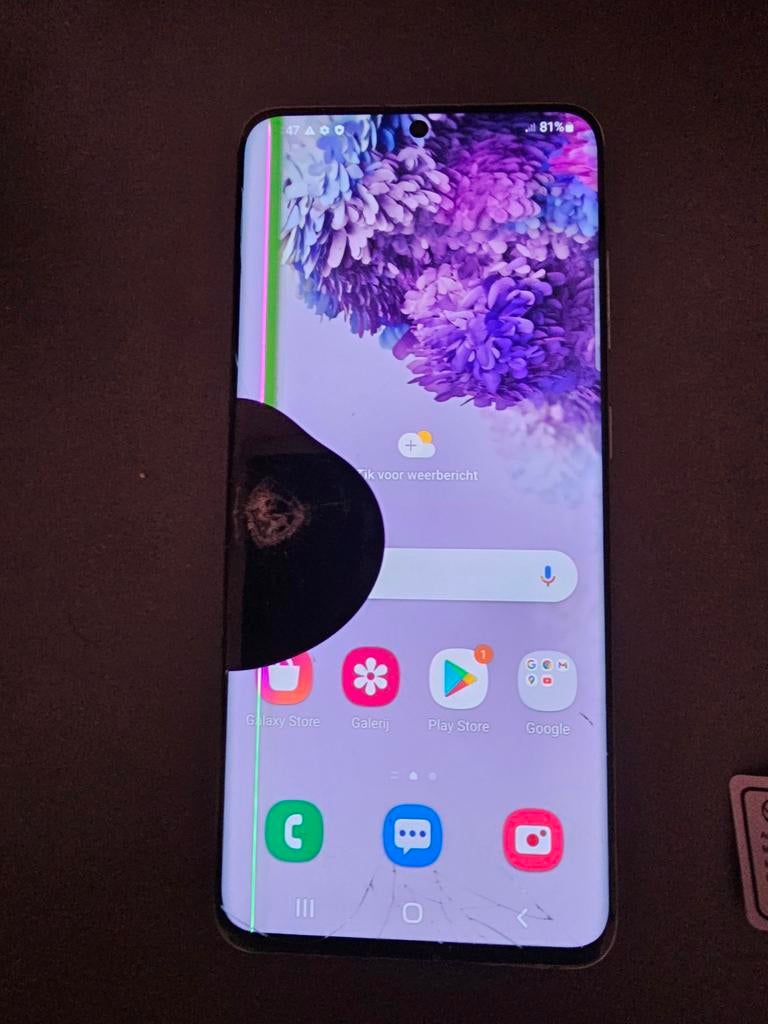 Samsung Galaxy S20 met schermschade, verder perfect, Telecommunicatie, Mobiele telefoons | Samsung, 128 GB, Ophalen of Verzenden