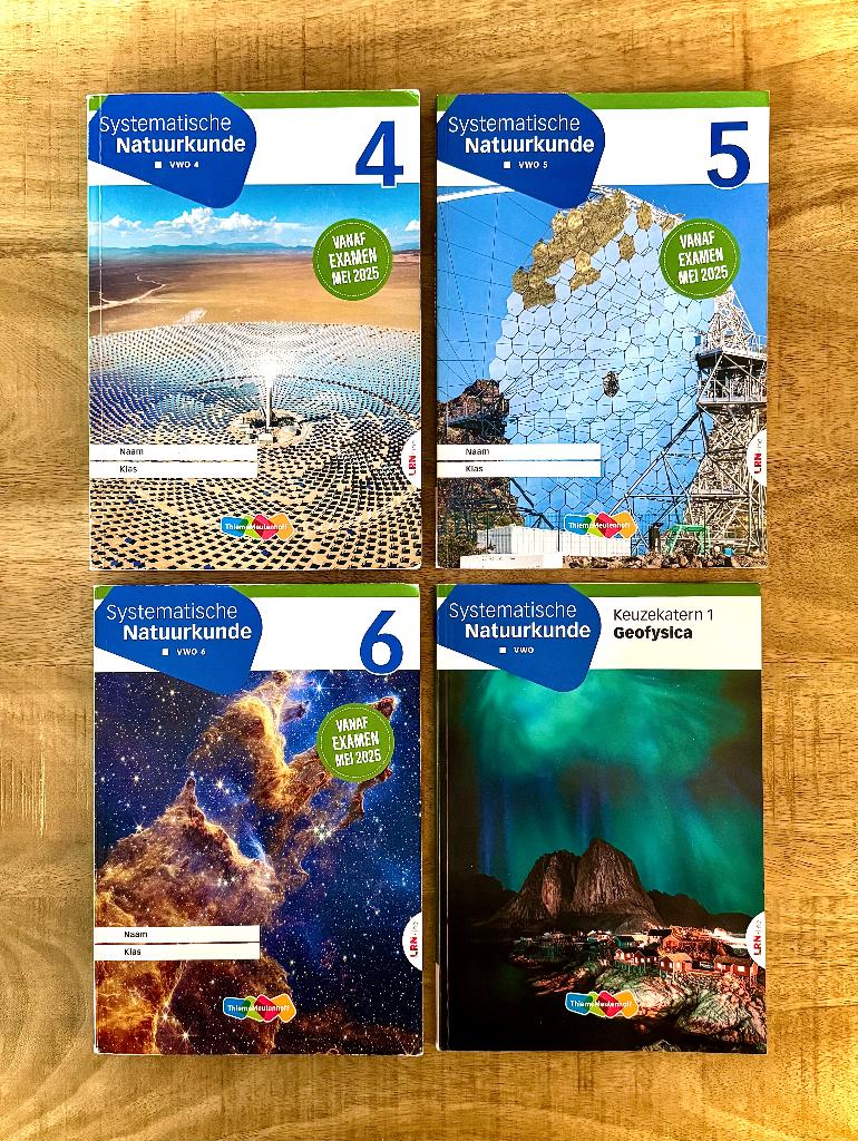 Systematische Natuurkunde VWO 4, 5, 6 Leerboeken + Katern, Boeken, Schoolboeken, Zo goed als nieuw, Natuurkunde, VWO, Ophalen of Verzenden