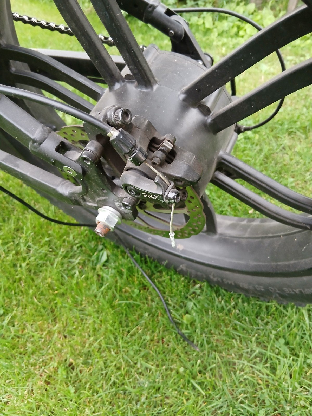 Foto 5 van een fatbike /vouwfiets voor onderdelen