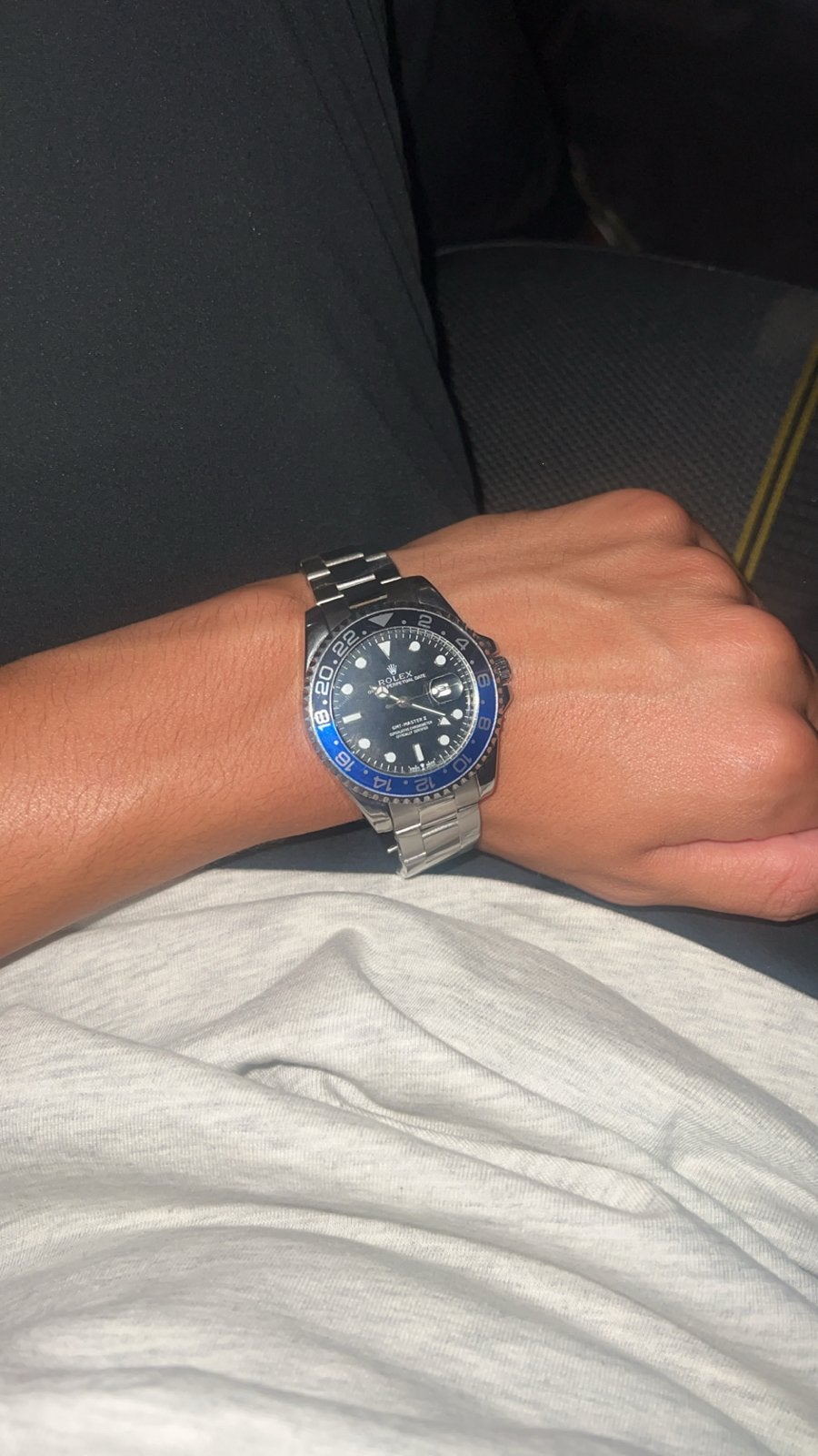 Rolex GMT-Master II 'Batman' Horloge, Polshorloge, Ophalen of Verzenden, Zo goed als nieuw, Rolex