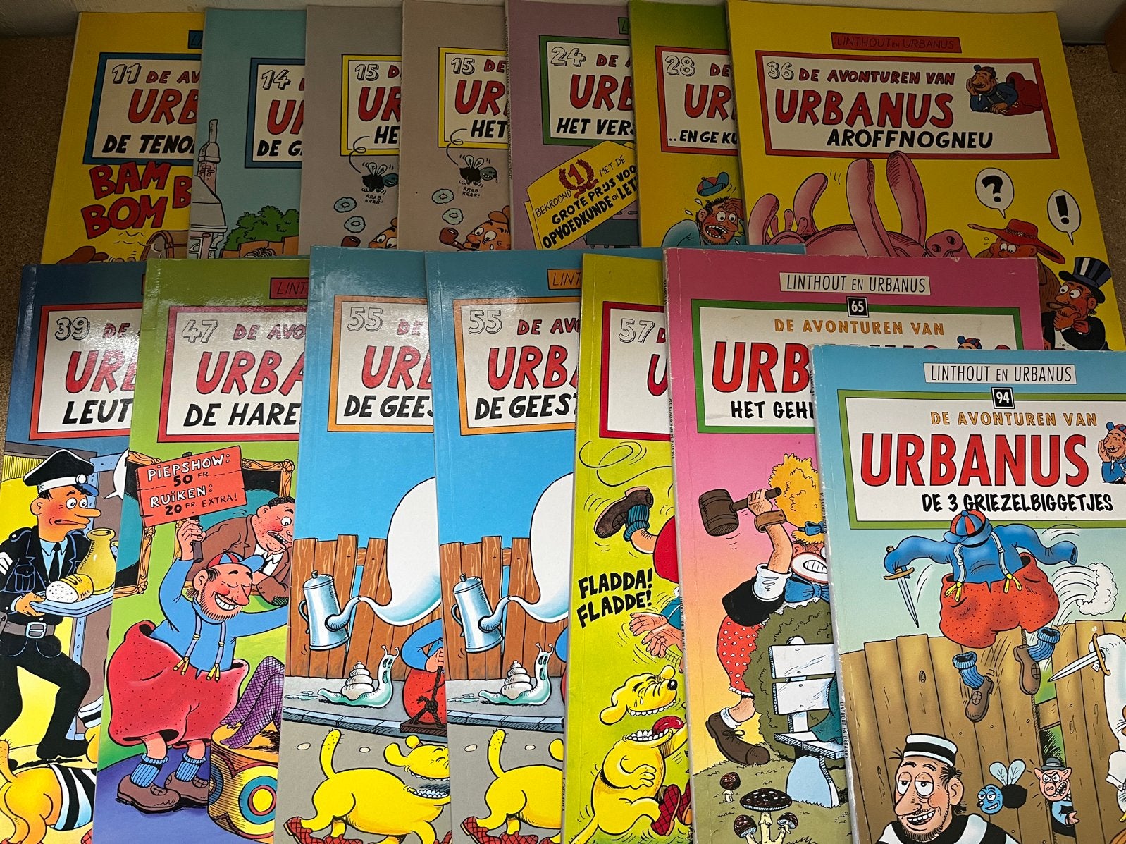Urbanus stripboeken - Diverse nummers, Meerdere stripboeken, Ophalen of Verzenden, Gelezen