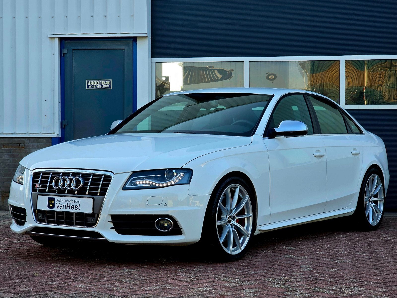 Audi S4 unieke staat, B&O 400pk., Auto's, Automaat, Zwart, 2995 cc, Wit