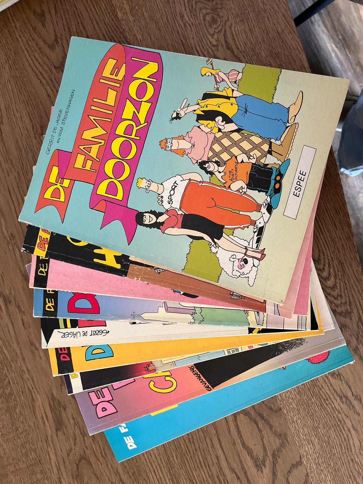 De Familie Doorzon stripboeken deel 1 t/m 10, Complete serie of reeks, Verzenden, Gelezen