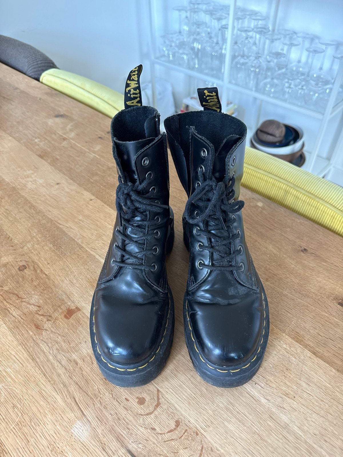 Dr. Martens Platform Jadon Maat 39 - Zwart, Kleding | Dames, Schoenen, Ophalen, Gedragen, Zwart, Lage of Enkellaarzen