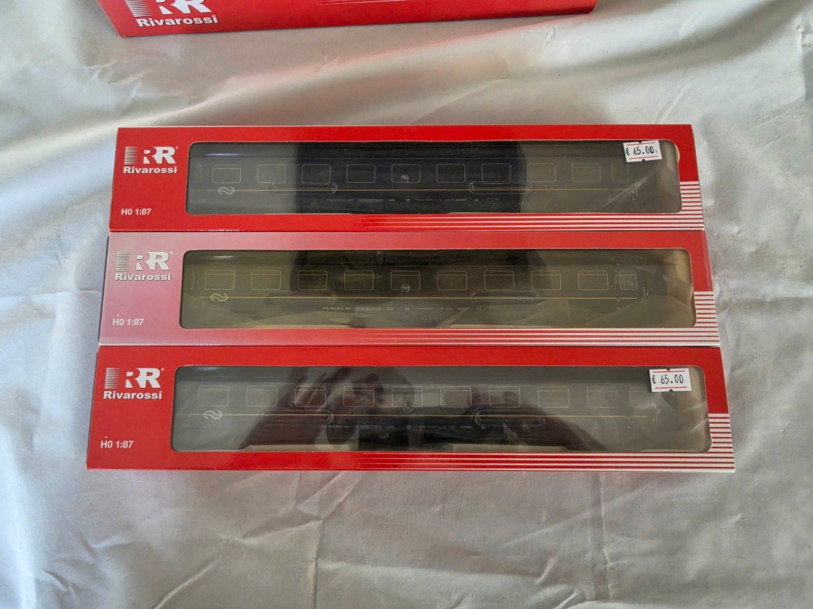 Rivarossi HR4177 NS AVMZ ex DB rijtuig (3x) - Nieuw, Gelijkstroom, Ophalen of Verzenden, NS, Nieuw