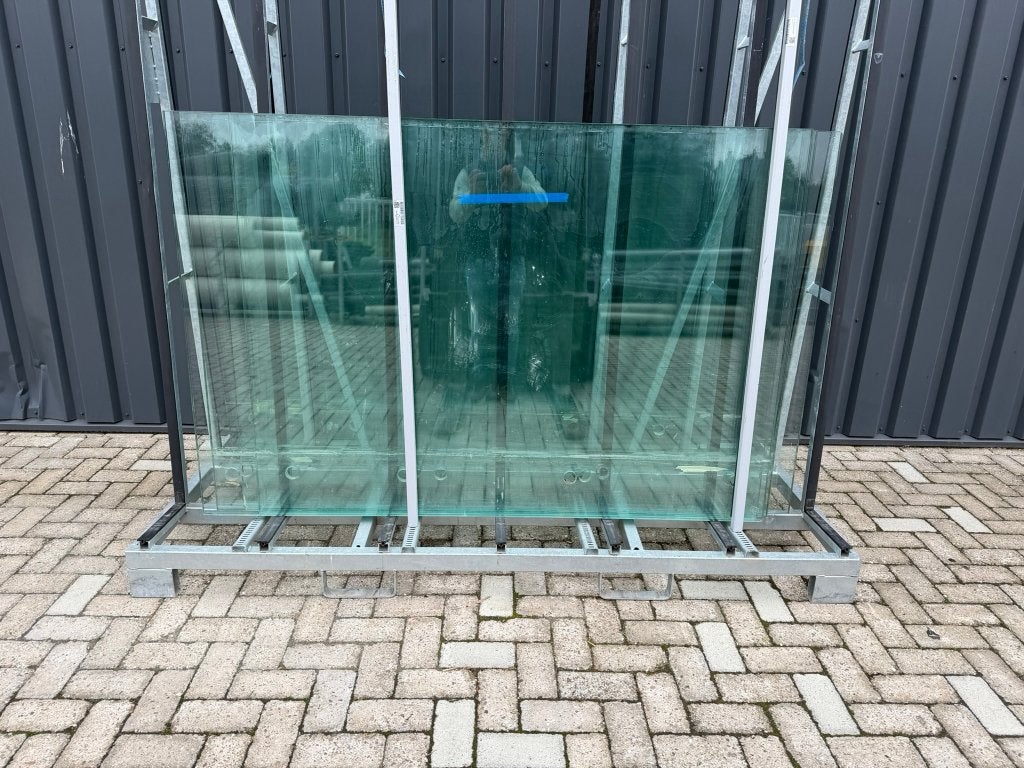 Gelaagd veiligheidsglas 180x120 cm | 10.10.4 glas dikte, Ophalen, Gebruikt, 80 tot 120 cm, Glasplaat