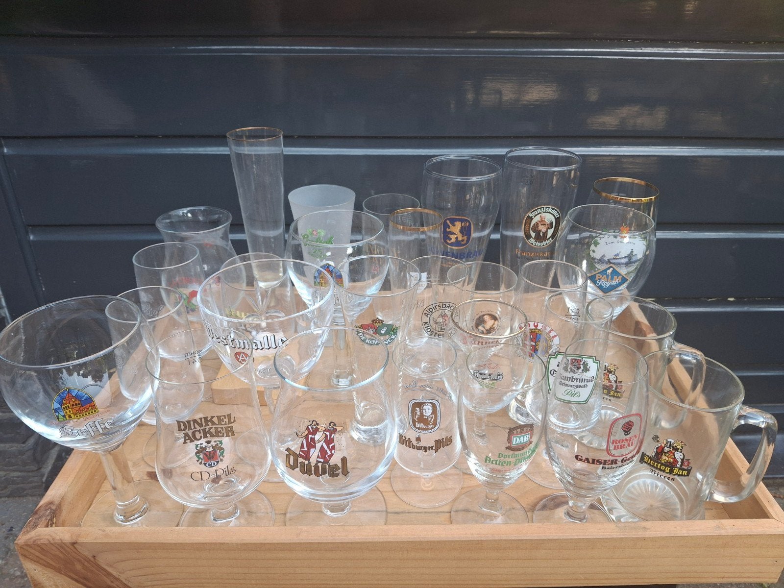 Bierglazen verzameling, Verzamelen, Ophalen, Zo goed als nieuw, Bierglas