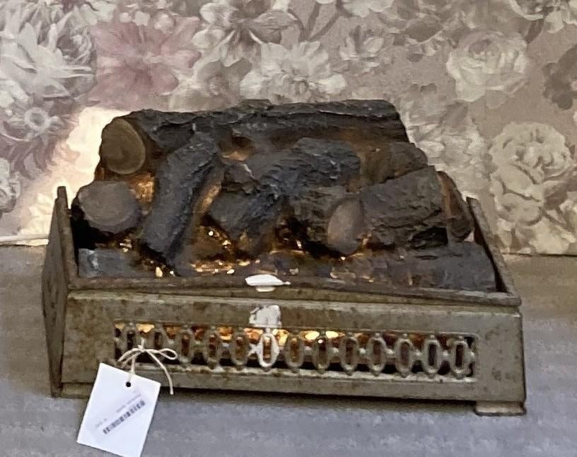 Brocante ijzeren haardbak - asla - aslade, Gebruikt, Ophalen of Verzenden, Vrijstaande haard, Nvt