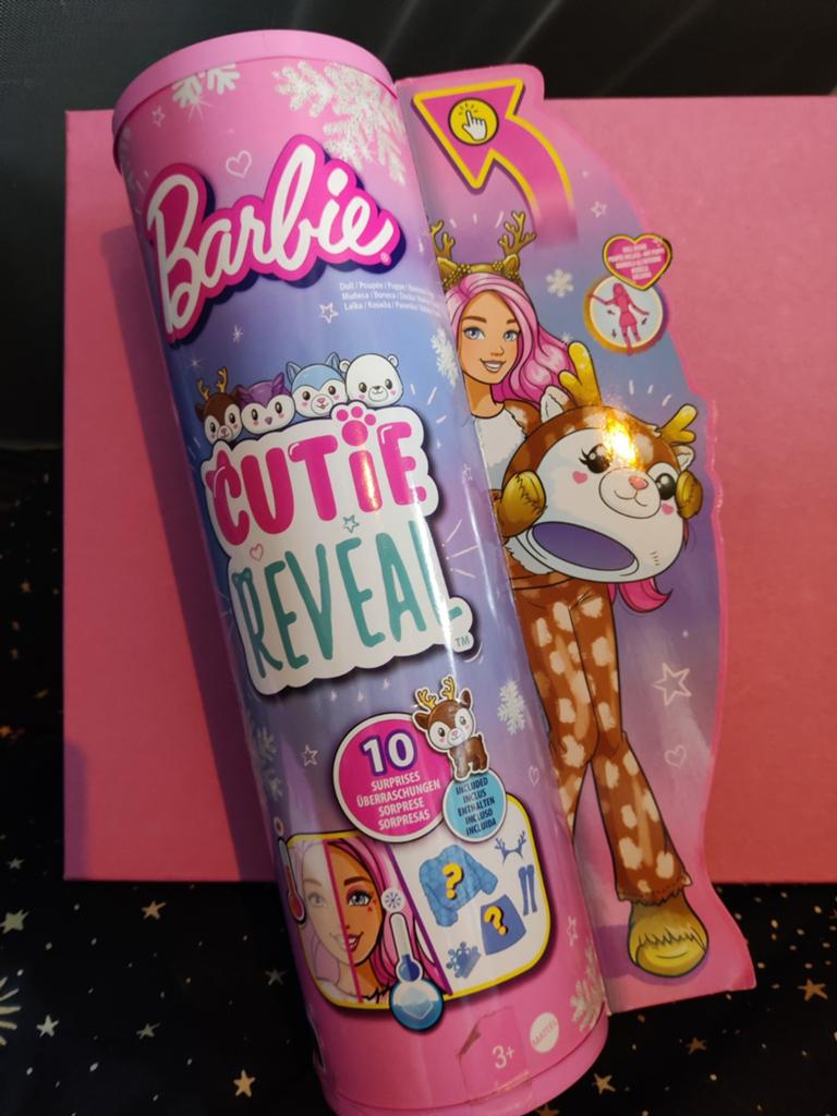 Barbie Cutie Reveal Rendier Pop, Ophalen of Verzenden, Nieuw, Barbie