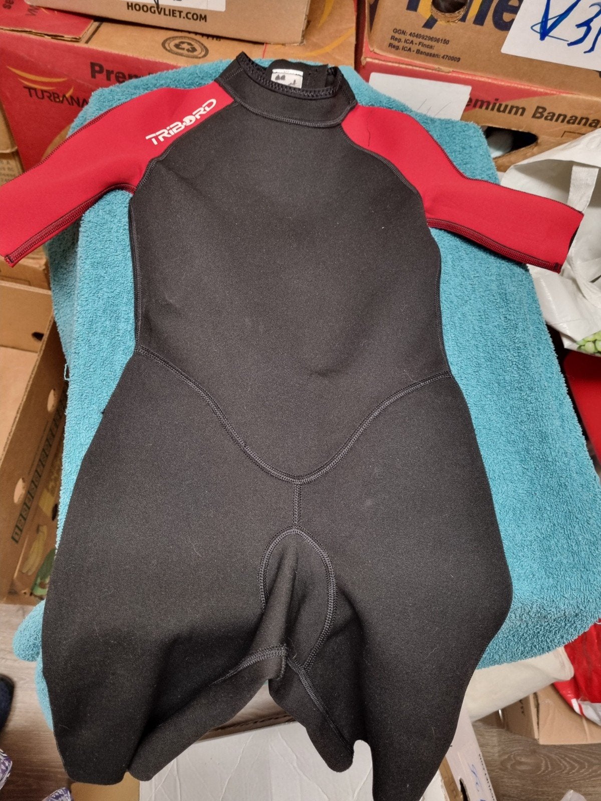 Tribord wetsuit  dunne pakje 8 ans, Watersport en Boten, Watersportkleding, Ophalen of Verzenden, Zo goed als nieuw, Kind, Wetsuit