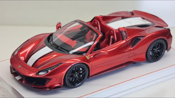 Dino Model Ferrari 488 Pista Spider (Metallic Red), Hobby en Vrije tijd, Modelauto's | 1:18, Ophalen of Verzenden, Nieuw, Overige merken