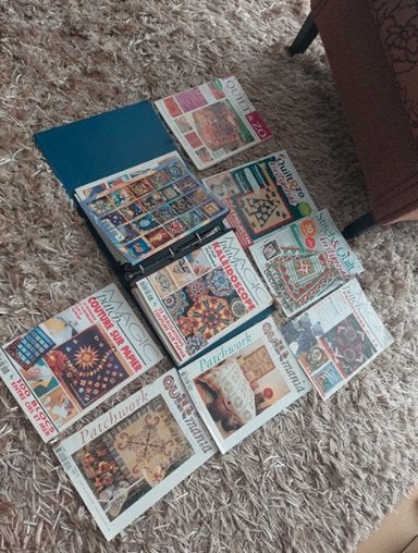 Collectie 17x quilt- en patchworktijdschriften - goede staat, Ophalen of Verzenden, Gelezen, Overige typen