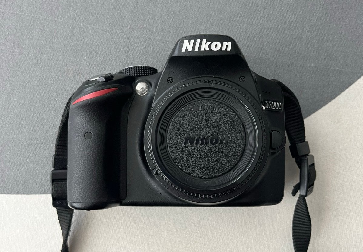 Nikon D3200 spiegelreflexcamera (body), Ingebouwde flitser, Spiegelreflex, Verzenden, Zo goed als nieuw
