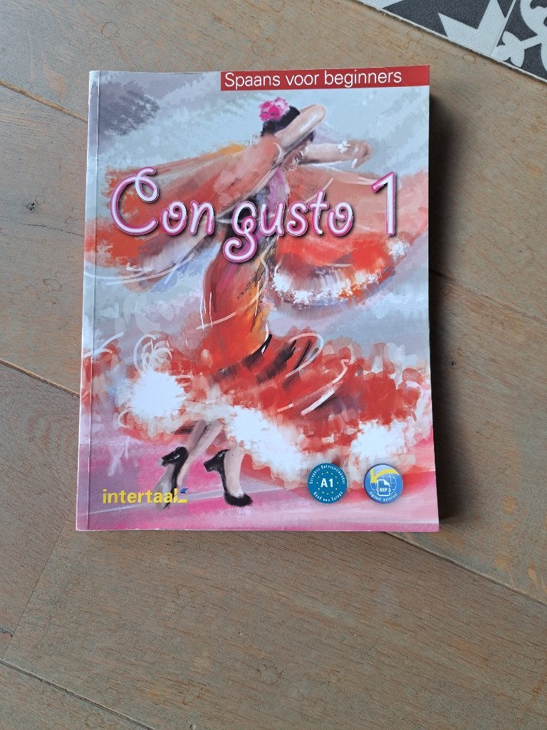 studieboeken Spaans Con gusto 1 en 2, Boeken, Ophalen, Alpha, Zo goed als nieuw, MBO