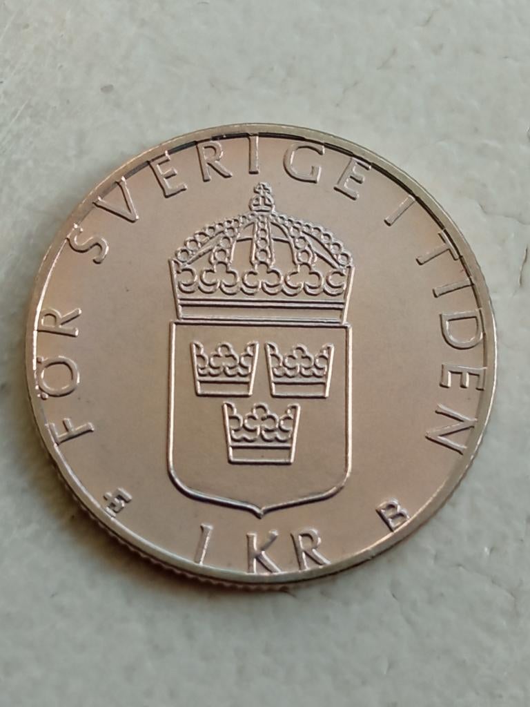 Zweden 1 kroon 1998., Ophalen of Verzenden, Overige landen, Losse munt