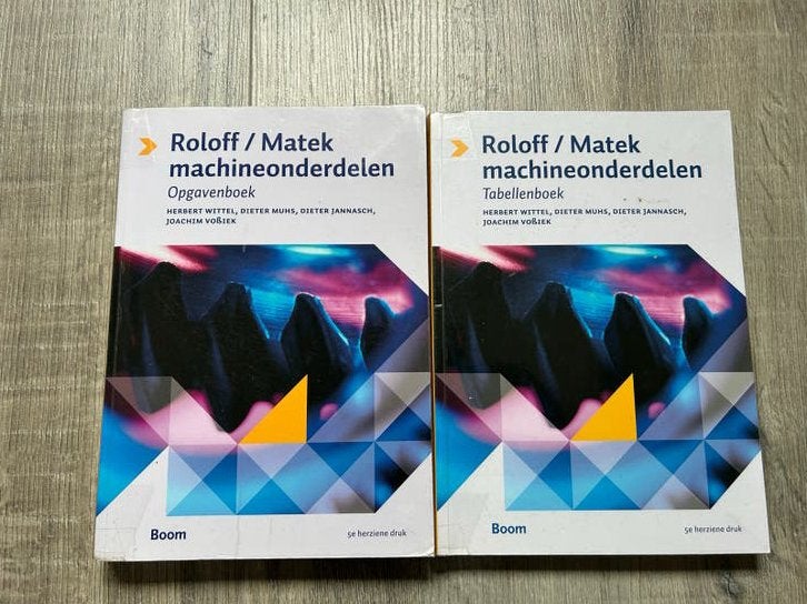Roloff/Matek machineonderdelen - Tabellenboek & Opgavenboek, Boeken, Ophalen of Verzenden, Zo goed als nieuw, Werktuigbouwkunde