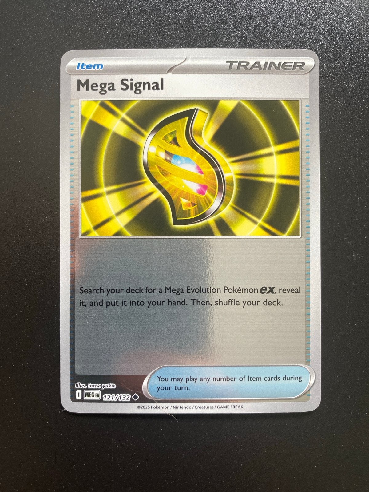 Mega Signal 121/132 Reverse Holo Pokémon Mega Evolution, Hobby en Vrije tijd, Verzamelkaartspellen | Pokémon, Zo goed als nieuw