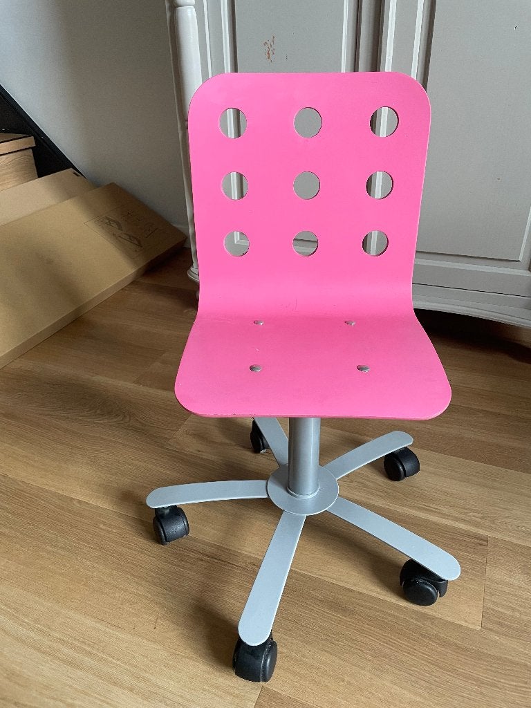 Bureaustoel kind roze, Ophalen, Gebruikt, Roze, Bureaustoel