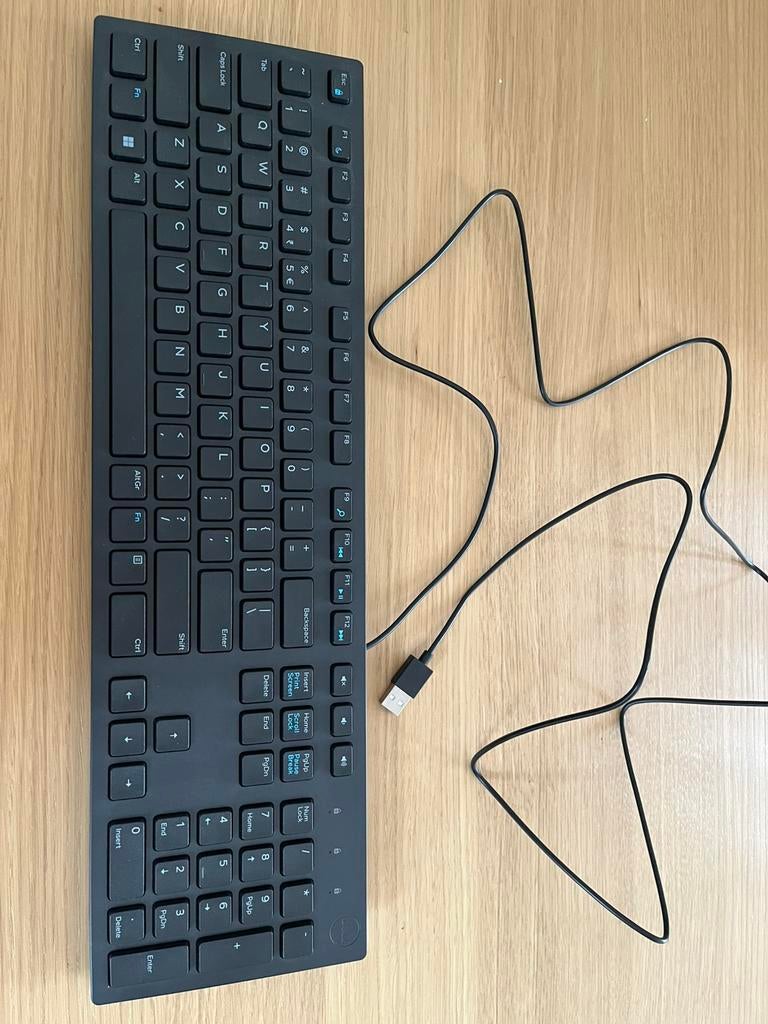 Toetsenbord Dell USB aansluiting, Ophalen, Qwerty, Zo goed als nieuw, Bedraad