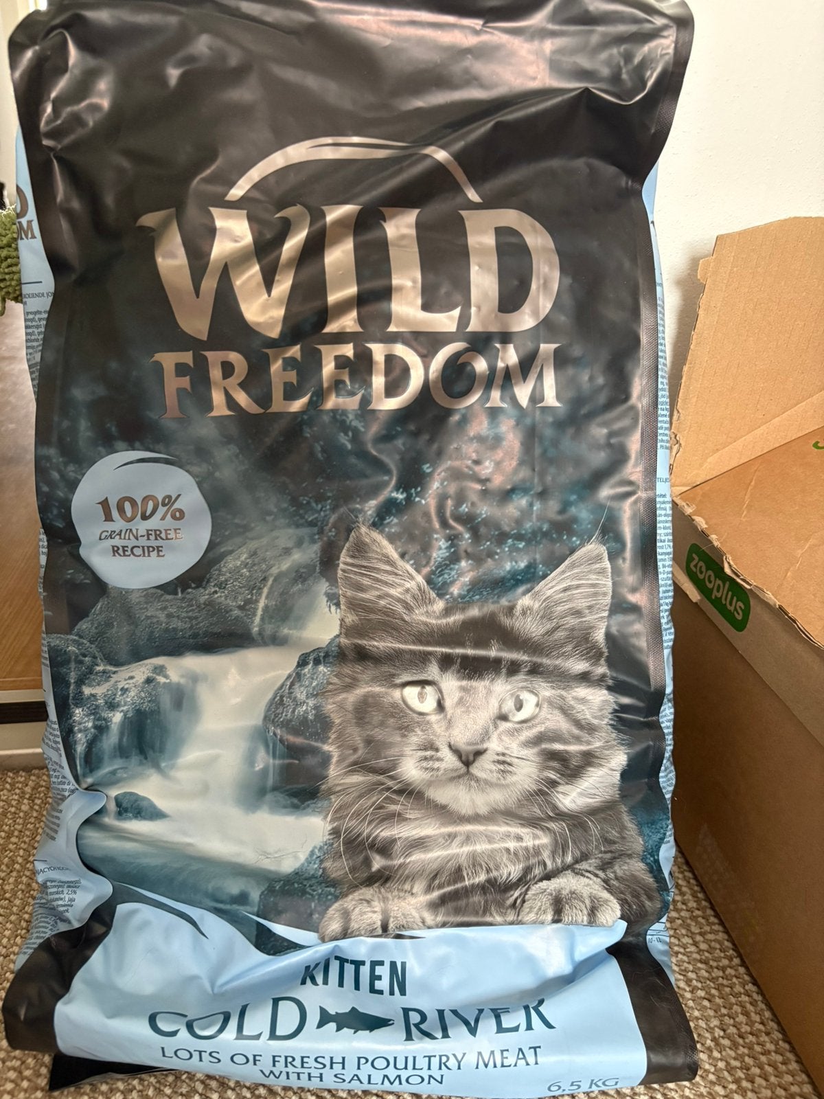 Kattenvoer-Wild Freedom Kitten “Cold River” 6.5kg, Ophalen, Kat