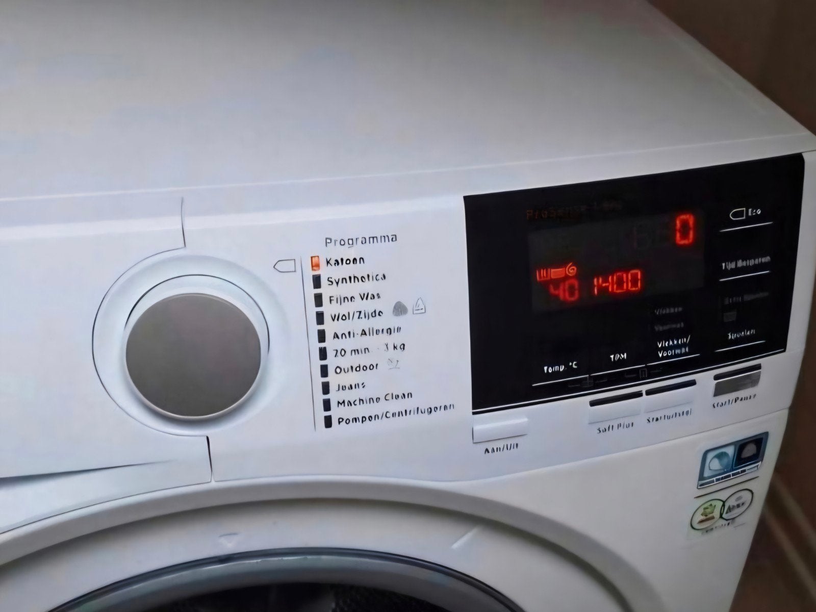wasmachine aeg 1400 toeren, Ophalen, Gebruikt, Energieklasse A of zuiniger, 85 tot 90 cm