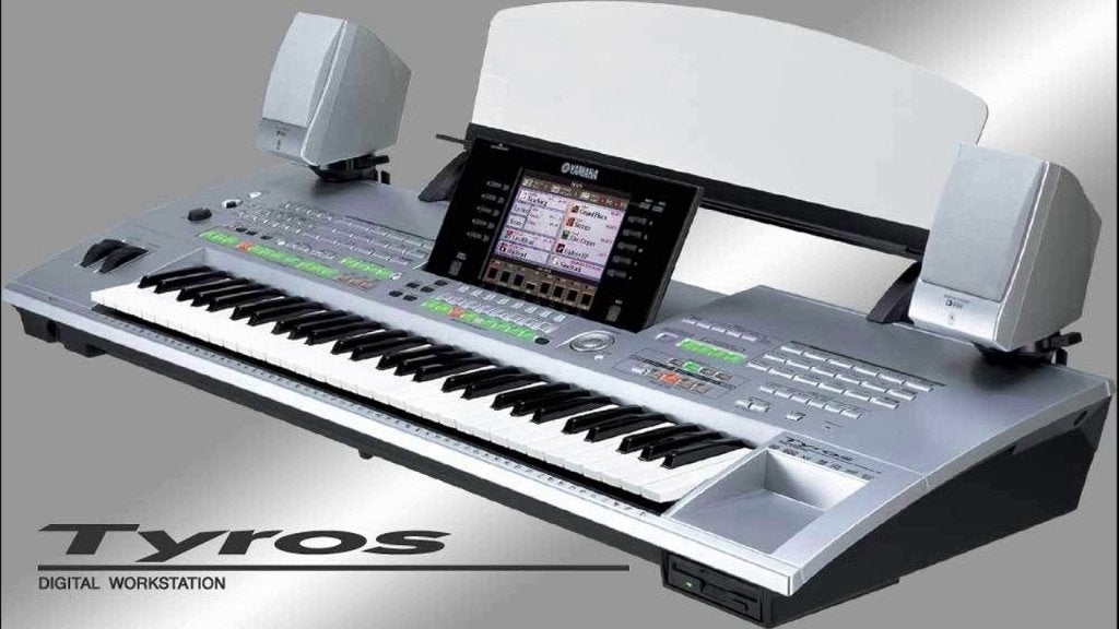TYROS 1+HD+speakerset+standaard+pedaal+handleiding+software, Ophalen, 61 toetsen, Yamaha, Zo goed als nieuw
