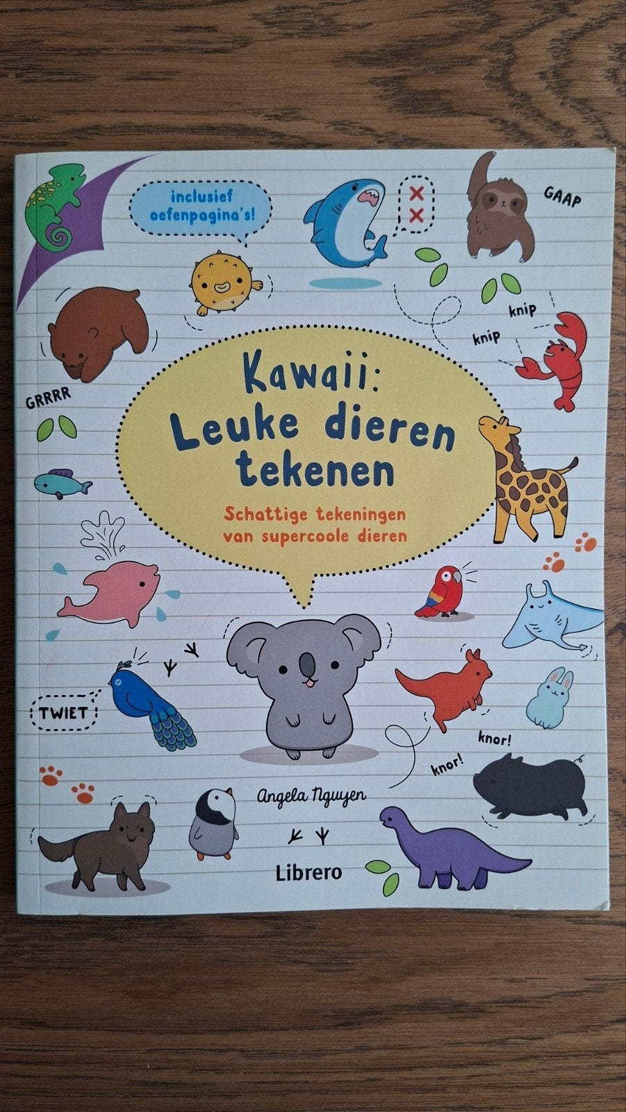 Kawaii: leuke dieren tekenen - Angela Nguyen 9789463591836, Ophalen, Zo goed als nieuw