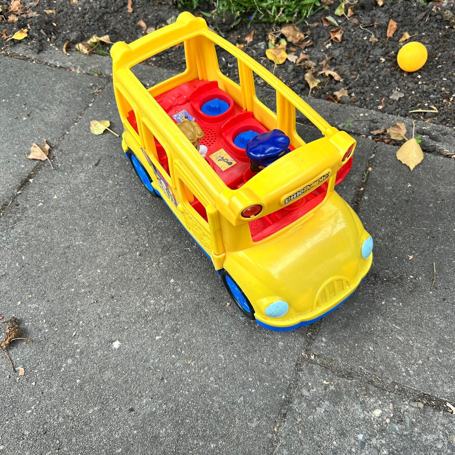 Fisher-Price Little People schoolbus met geluid, Ophalen of Verzenden, Gebruikt