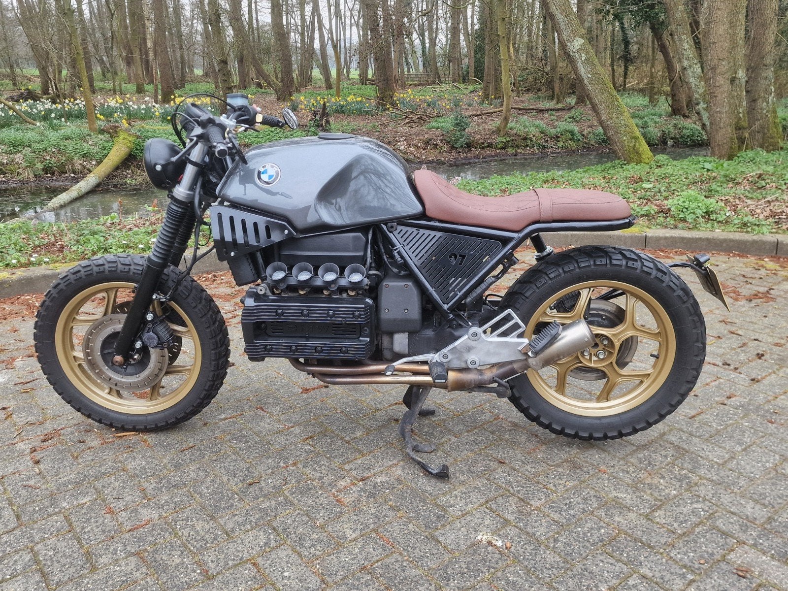 BMW K100 Scrambler, Motoren, Cardan-aandrijving, 4 cilinders, Motorrijbewijs A, Gebruikt