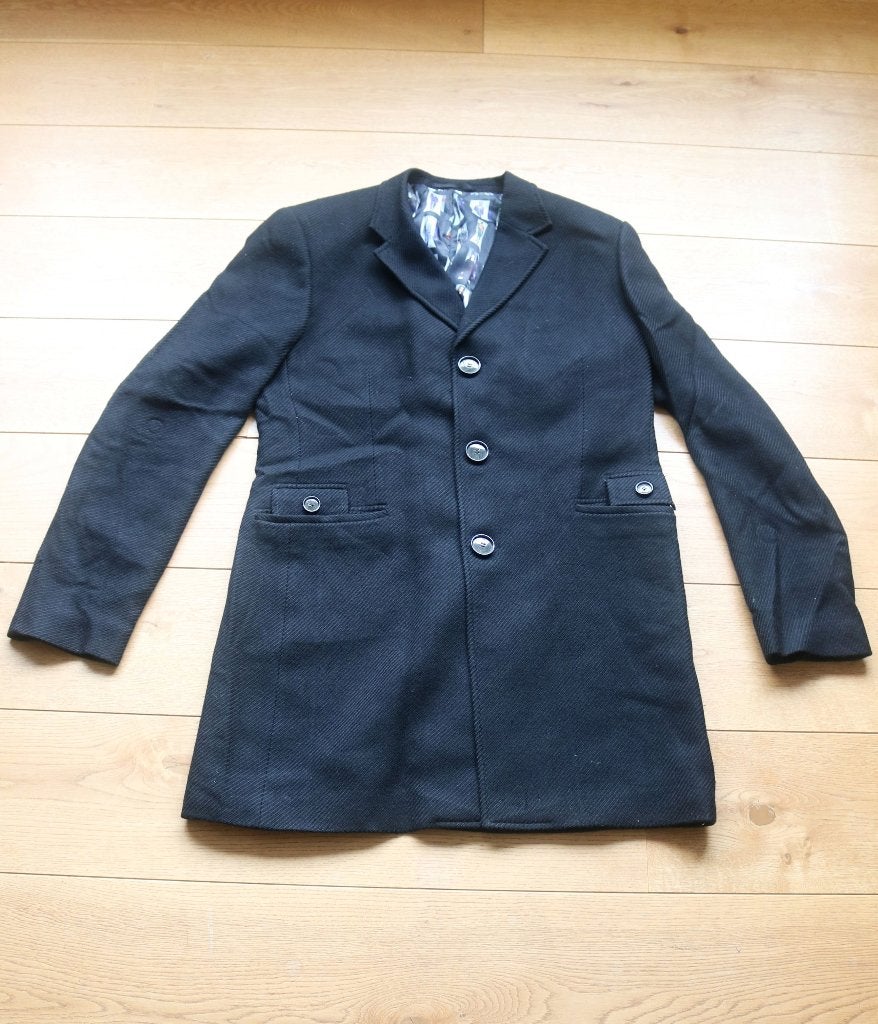 blazer Hans Ubbink, Maat 52/54 (L), Zwart, Hans Ubbink, Ophalen of Verzenden
