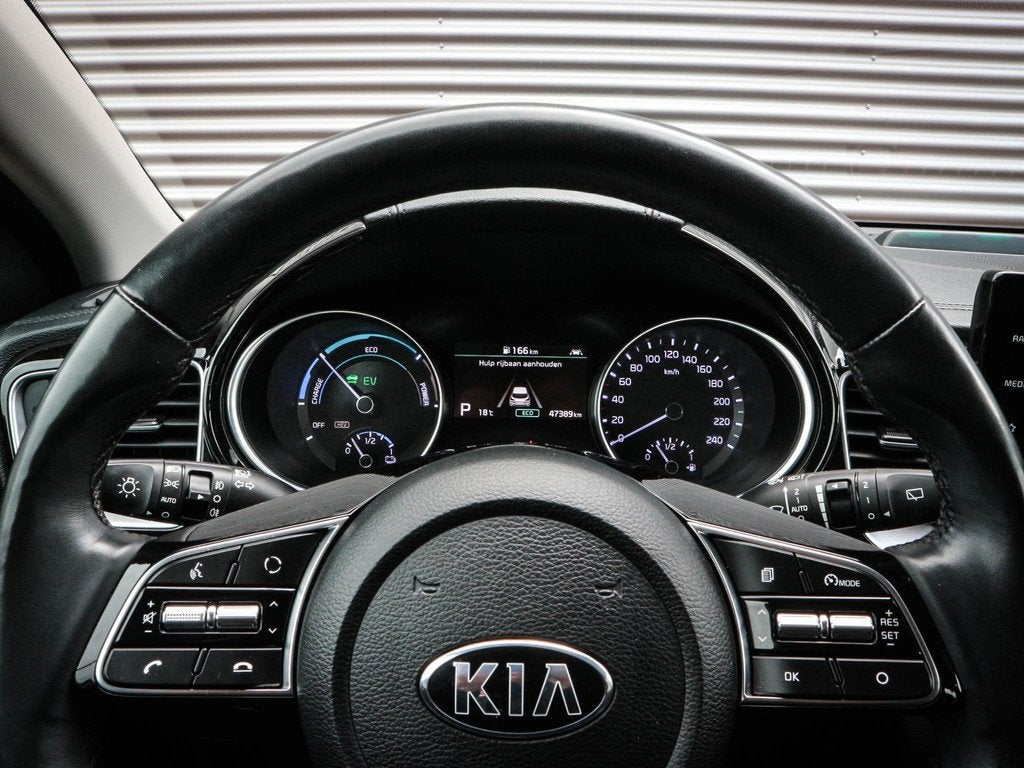 Kia Xceed 1.6 GDi PHEV DynamicLine | Clima | Cruise | Navi |, Auto's, Kia, Gebruikt, Leder en Stof, Zwart, Bedrijf