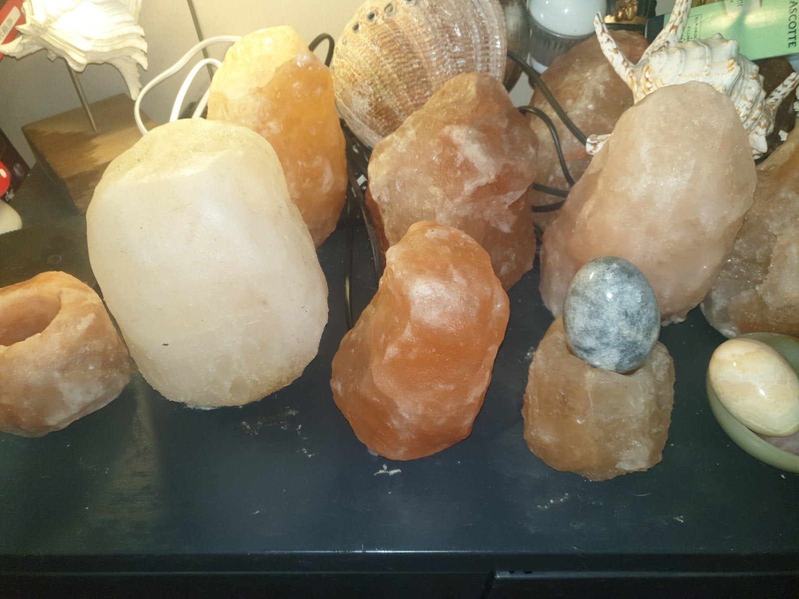 Diverse hymalaya zoutlampen, Ophalen