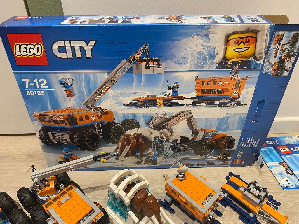 Lego 60195 artic mobile exploration base (compleet), Ophalen, City, Inclusief instructies, Lego