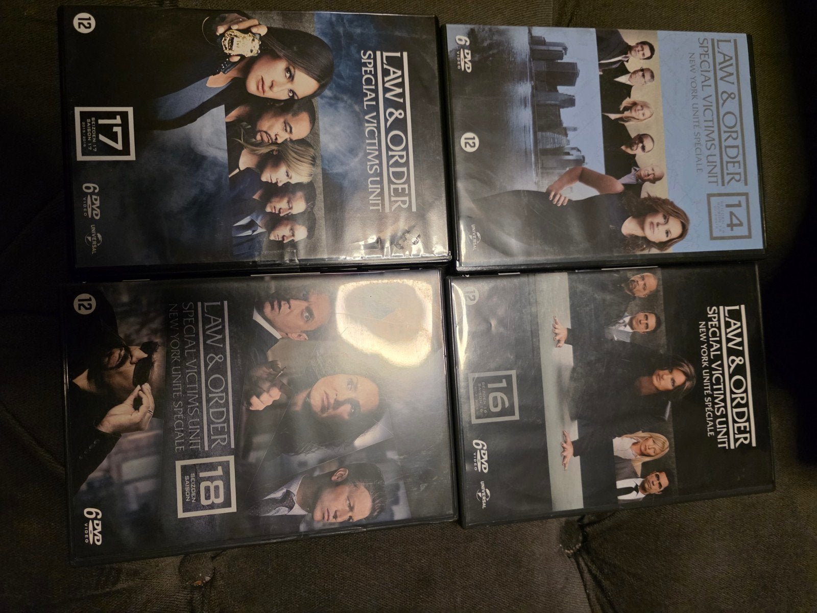 Law & Order SVU seizoenen 12, 14, 16, 18 met NL subs, Gebruikt, Vanaf 16 jaar, Nederlands, Ophalen of Verzenden