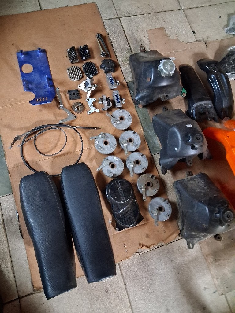 Partij PITBIKE/DIRTBIKE onderdelen   (alles in 1 koop), Ophalen of Verzenden, Gebruikt, Overige typen