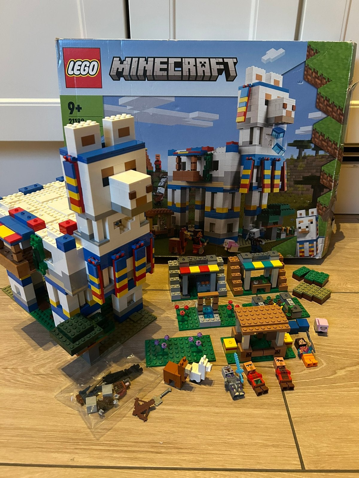 Lego minecraft 21188 lama set, Minecraft, Lego, Ophalen of Verzenden, Zo goed als nieuw