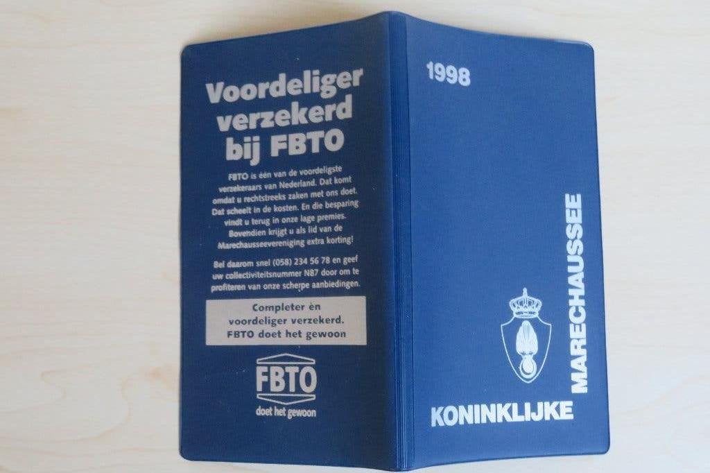 Koninklijke Marechaussee agenda uit 1998, Ophalen of Verzenden, Marechaussee, Nederland, Overige typen