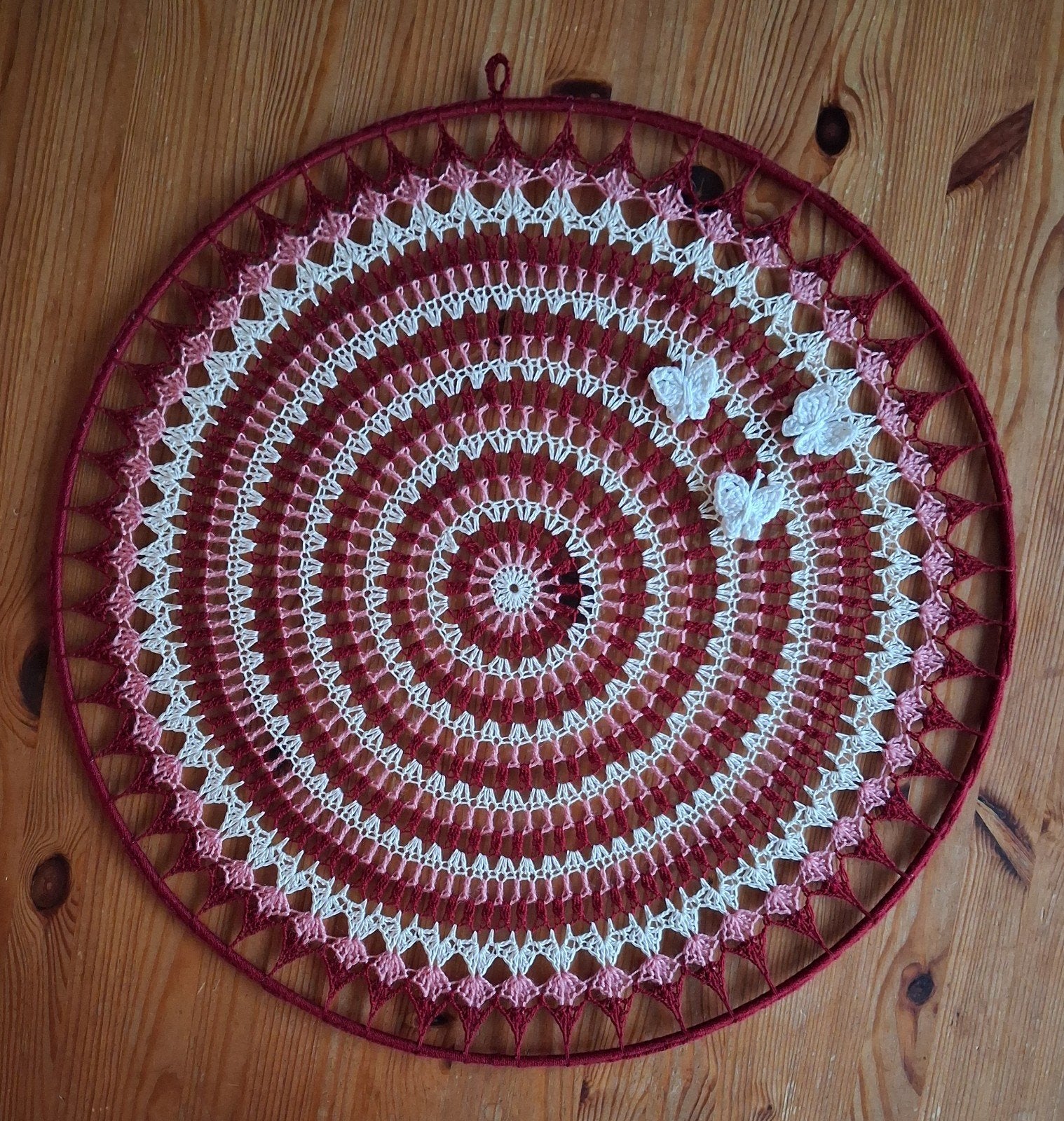 Gehaakte mandala decoratie, Ophalen, Nieuw, Haken, Overige typen