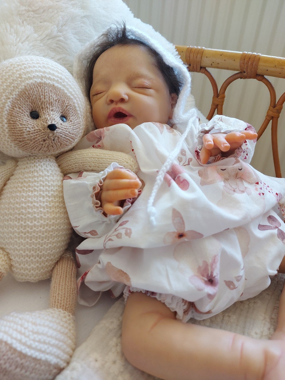 reborn pop Elsie, Verzenden, Zo goed als nieuw, Pop