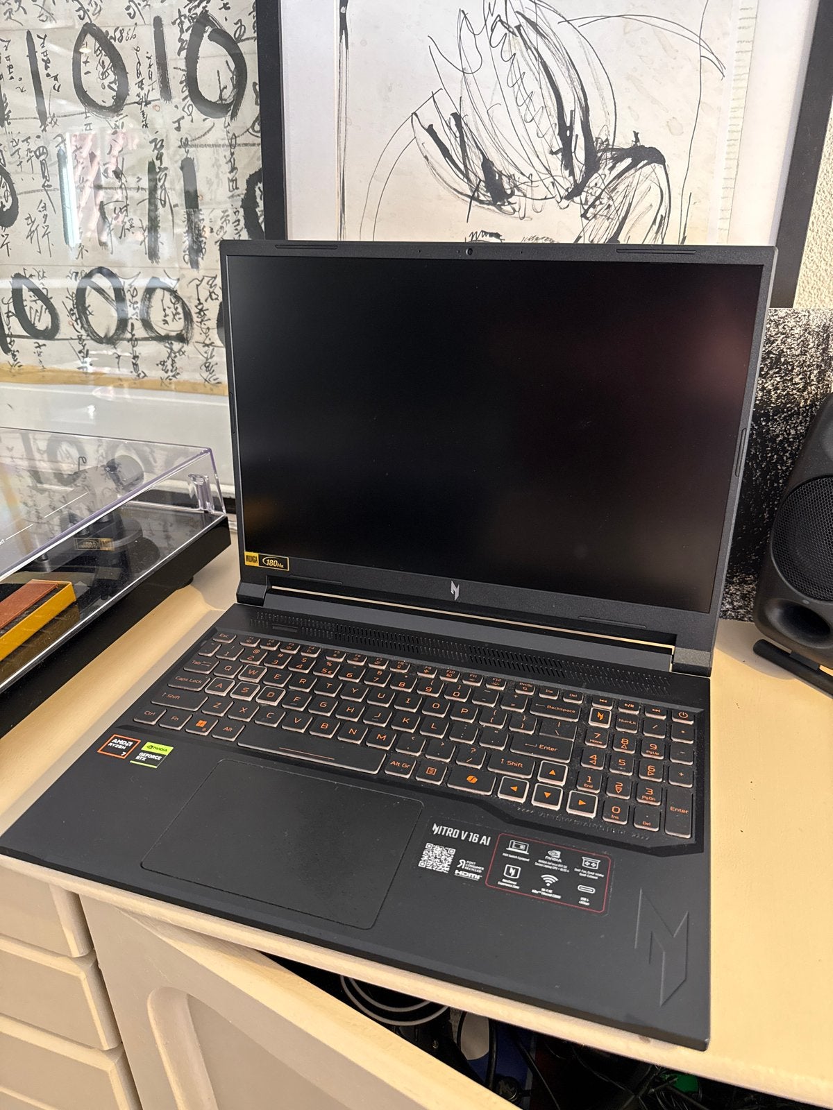 Acer Nitro V 16 AI Gaming Laptop - Ryzen 7, 16GB, 1TB SSD, Ophalen, Met videokaart, Nieuw, Gaming