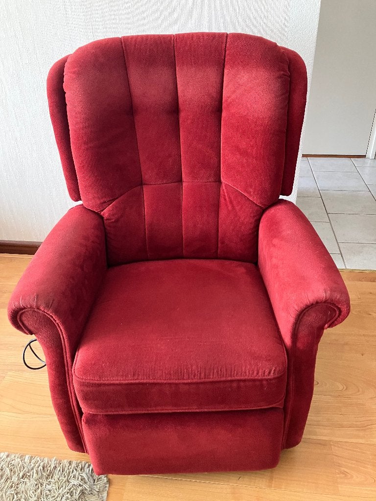 sta-op fauteuil, Huis en Inrichting, Ophalen, Zie foto, 125 tot 150 cm, Zo goed als nieuw
