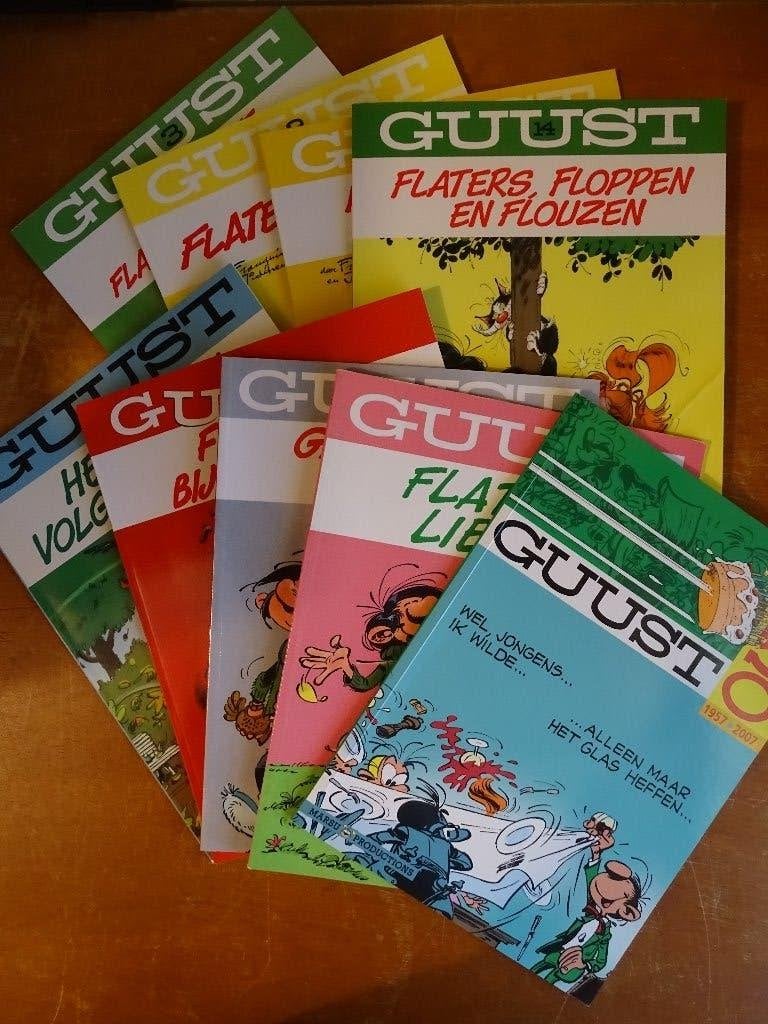 Guust 9 nieuwe albums Franquin, Boeken, Meerdere stripboeken, Ophalen, Gelezen
