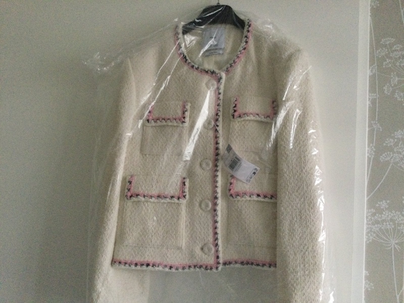 Mango tweed jasje NIEUW, Verzenden, Nieuw, Maat 38/40 (M), Wit
