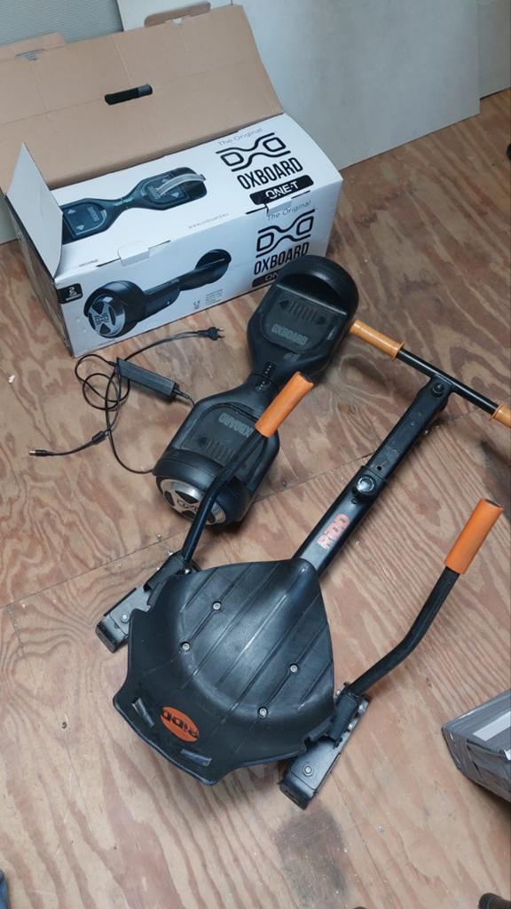 Oxboard One-T Hoverboard met RIDD zitje, Ophalen, Gebruikt, Elektrische step (E-scooter), Oxboard