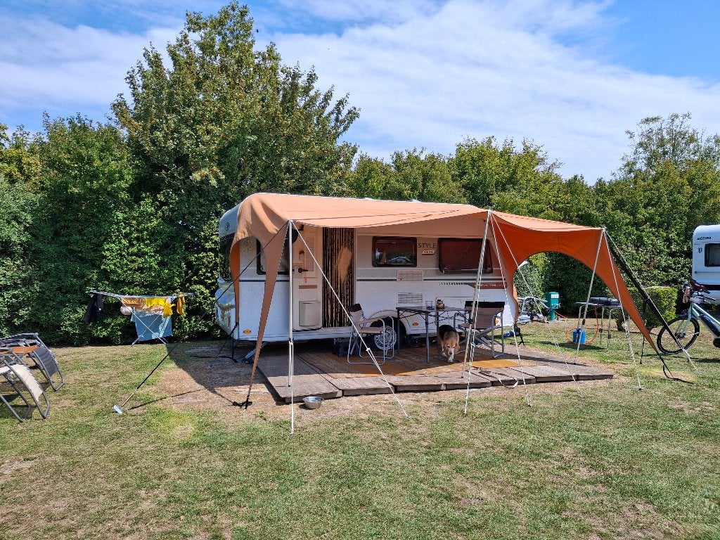 Luifel campooz, Ophalen, Zo goed als nieuw